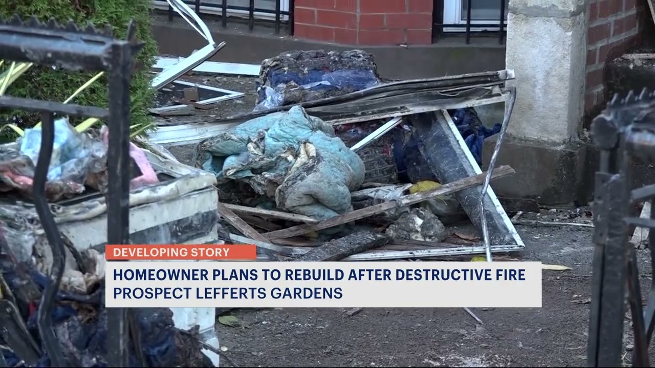 Homeowner Plans To Rebuild After Destructive Fire In Prospect Lefferts ...
