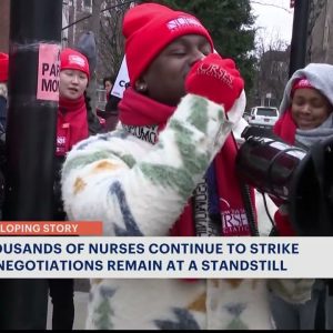 Nurses' strike reaches day 3; Montefiore yet to reach deal with union