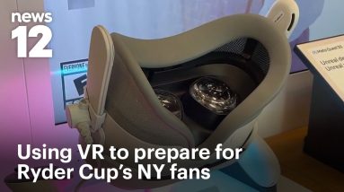 Team Europe uses VR to prepare for loud NY crowds at the Ryder Cup | News 12