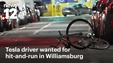 Tesla driver wanted for killing bicyclist in Williamsburg hit-and-run  | News 12