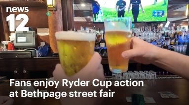 Fans from around the world enjoy Ryder Cup action at Bethpage street fair  | News 12